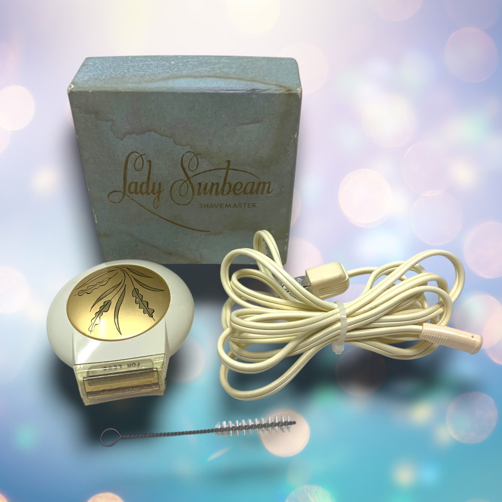 Vintage 1960's Lady Sunbeam Shavemaster Women's Electric Razor Shaver Boxed